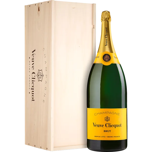Balthazar - Champagne Veuve Clicquot - Brut Carte Jaune - en Caisse Bois