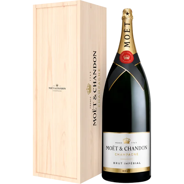 Nabuchodonosor - Champagne Moët & Chandon - Brut Impérial - Caisse Bois